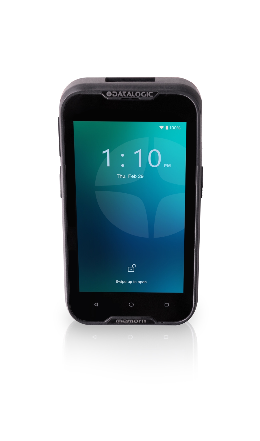 Datalogic Memor 11, Green Spot, 2D, 12,7cm (5''), GPS, USB-C, BT, WLAN, 4G, NFC, Android, Kit (USB), GMS, schwarz